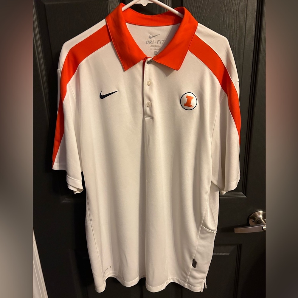 Illinois Nike Dry-Fit Polo